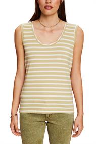 Women T-Shirts sleeveless pastel green