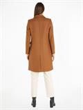 WOOL BLEND CLASSIC COAT natural cognac