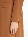 WOOL BLEND CLASSIC COAT natural cognac