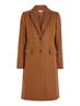 WOOL BLEND CLASSIC COAT natural cognac