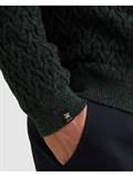 wool blend dark sea