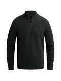 wool blend dark sea