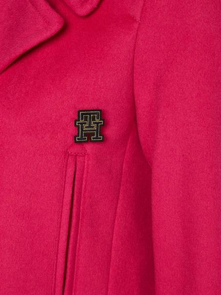 WOOL BLEND DB PEACOAT eccentric magenta