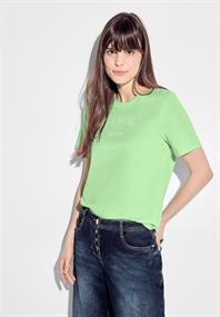 Wording T-Shirt matcha lime