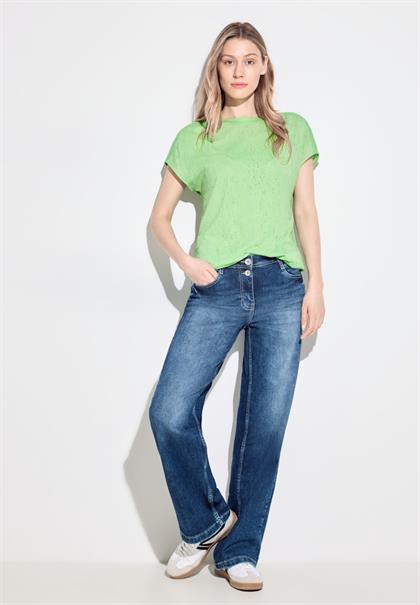 Wording T-Shirt matcha lime