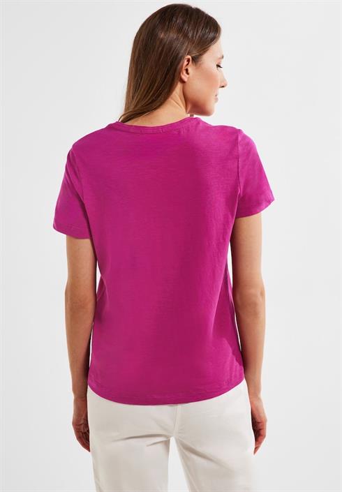 T-Shirt bei bequem pink cool Wordingprint Cecil Damen Shirt kaufen online