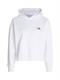 WOVEN LABEL HOODIE bright white