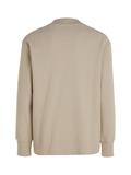 WOVEN TAB WAFFLE LS plaza taupe
