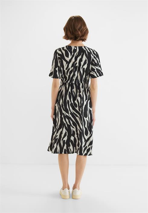 wrap-zebraprint-kleid-black