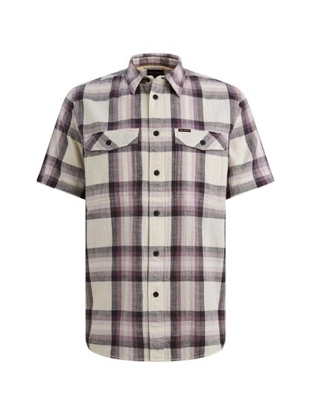 Wrenchmen s/s Slub Block Check moonscape