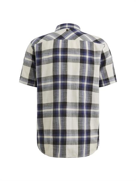 Wrenchmen s/s Slub Block Check sargasso sea