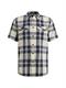 Wrenchmen s/s Slub Block Check sargasso sea