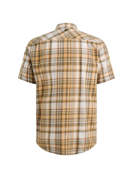 Wrenchmen Slub Check apricot cream