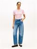 WW0WW40587 fine stp bonita pink - ecru