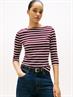 WW0WW40589 deep burgundy- ecru stp