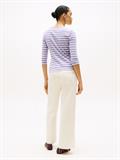 WW0WW40589 purple- ecru stp