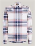 XL OXFORD CHECK RF SHIRT ancient white