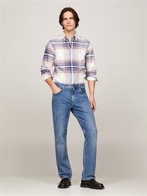 XL OXFORD CHECK RF SHIRT ancient white