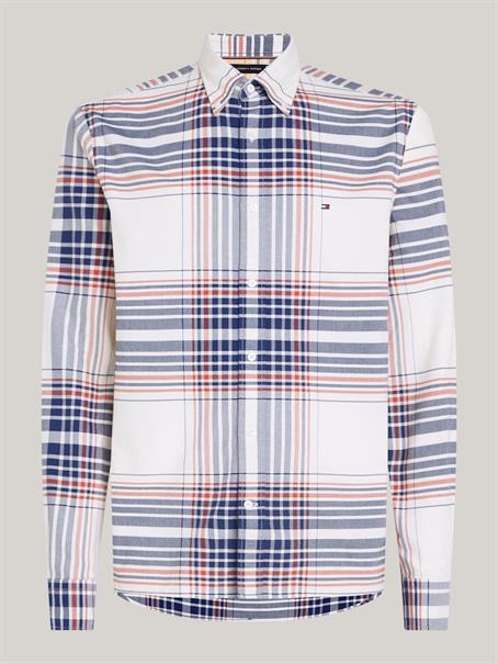 XL OXFORD CHECK RF SHIRT ancient white