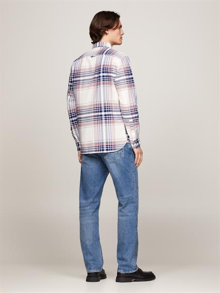XL OXFORD CHECK RF SHIRT ancient white