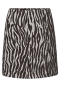 Zebra Jacquard Rock deep roast brown
