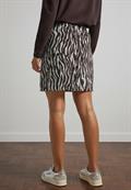 Zebra Jacquard Rock deep roast brown