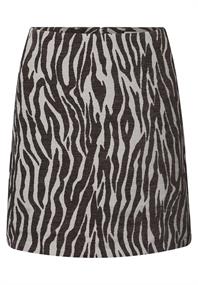 Zebra Jacquard Rock deep roast brown