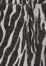 Zebra Jacquard Rock deep roast brown