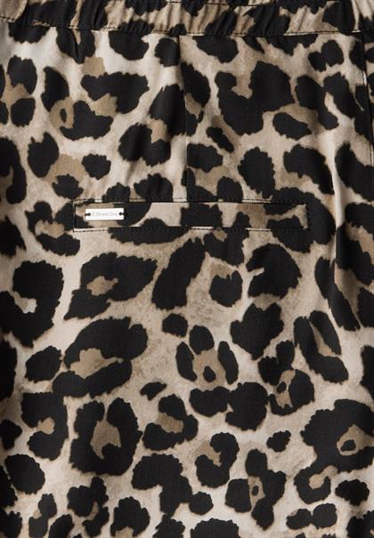 Zebra Wide Leg Hose black