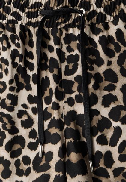 Zebra Wide Leg Hose black