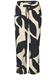Zebra Wide Leg Hose whale tail grey