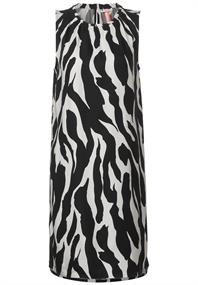 Zebraprint Kleid black