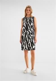 Zebraprint Kleid black