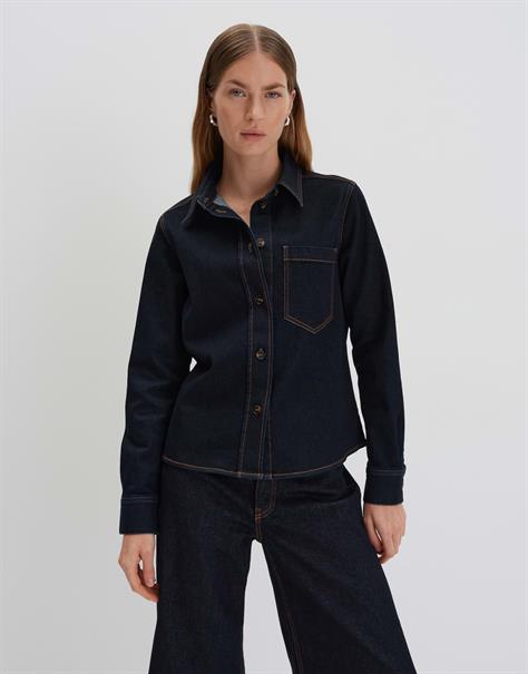 Zenima dark rinsed blue