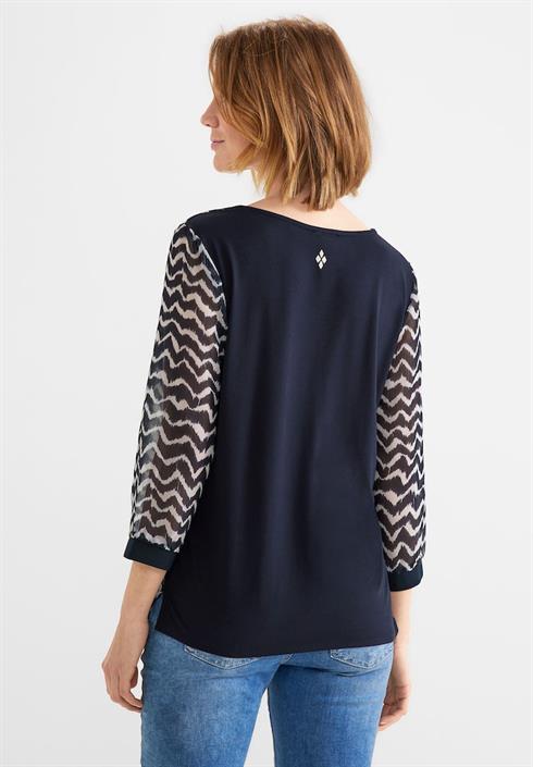 zick-zack-chiffon-shirt-deep-blue