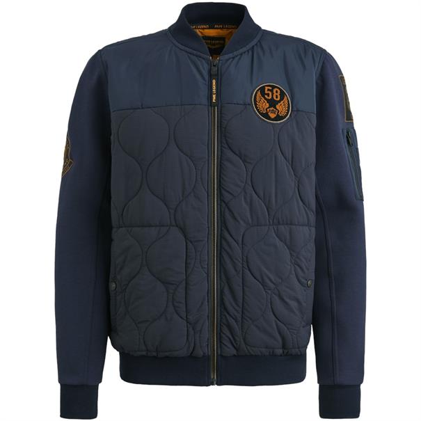 Zip jacket interlock nylon mix salute