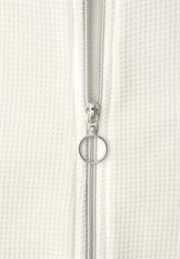 Zipper Jacke off white