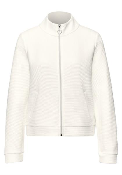 Zipper Jacke off white