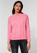 Zopfstrickpullover winter rose melange