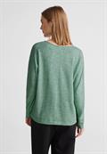 Zweifarbiges Langarmshirt fresh spring green melange