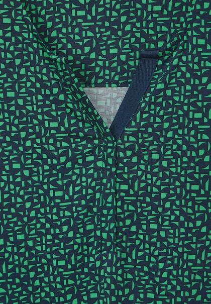 Zweifarbiges Tunikashirt celery green