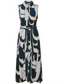 Ärmelloses Blusenkleid tide blue