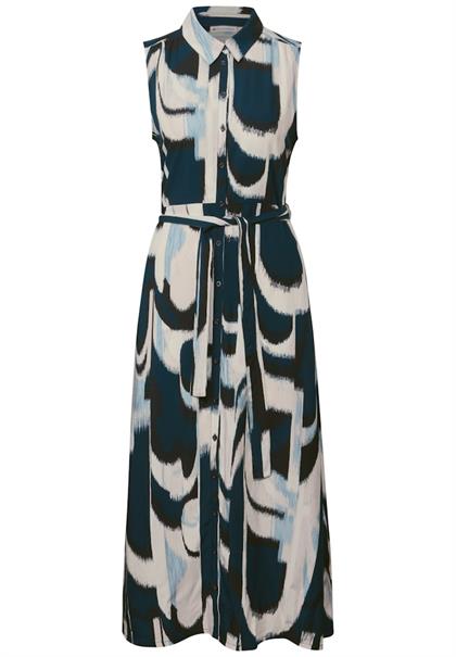 Ärmelloses Blusenkleid tide blue