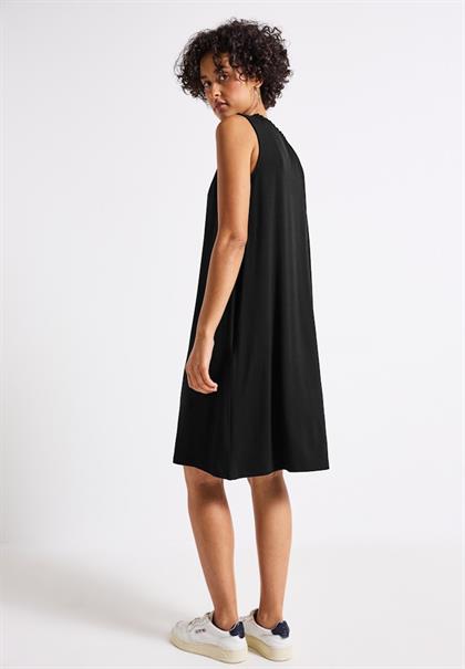 Ärmelloses Kleid black