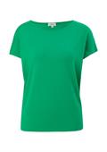 Ärmelloses T-Shirt aus Viskosestretch grün1