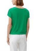 Ärmelloses T-Shirt aus Viskosestretch grün1