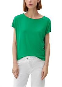 Ärmelloses T-Shirt aus Viskosestretch grün1