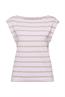 Ärmelloses T-Shirt im Streifenlook lavender