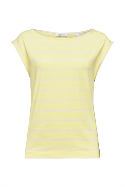 Ärmelloses T-Shirt im Streifenlook pastel yellow 2