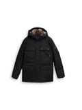 Übergangsjacke mit aufgesetzten Taschen black